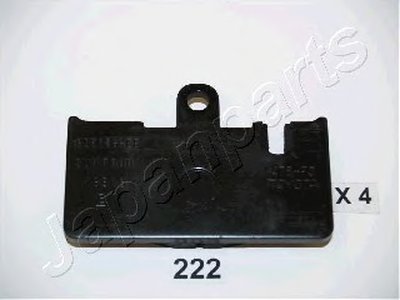 PP222AF JAPANPARTS Комплект тормозных колодок, дисковый тормоз