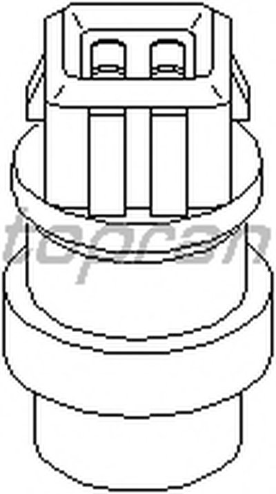 Датчик, температура охлаждающей жидкости TOPRAN купить