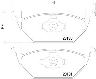 8DB355008591 HELLA PAGID Комплект тормозных колодок, дисковый тормоз