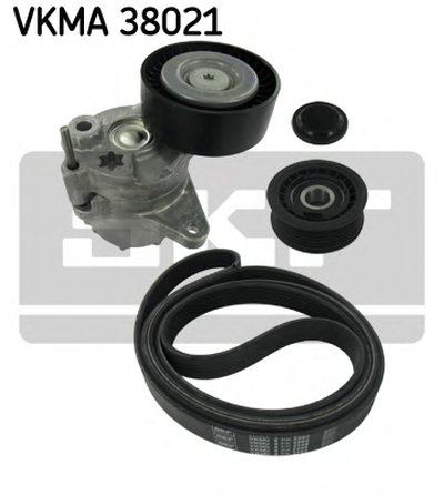 VKMA38021 SKF Поликлиновой ременный комплект