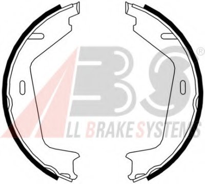 Комплект тормозных колодок, стояночная тормозная система A.B.S. купить