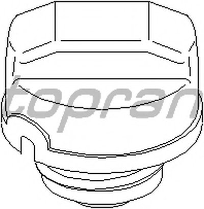 Крышка, топливной бак TOPRAN купить