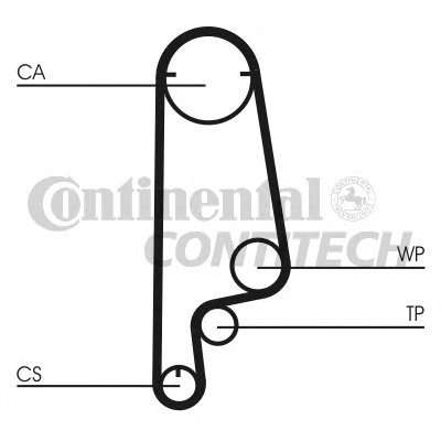 CT799 CONTITECH Ремень ГРМ