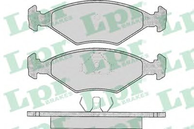 Комплект тормозных колодок, дисковый тормоз LPR купить