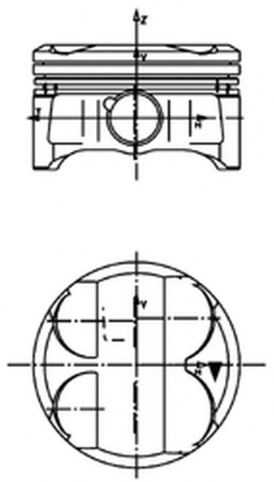 Поршень KOLBENSCHMIDT купить