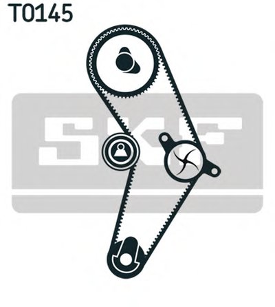 VKMA06009 SKF Комплект ремня ГРМ