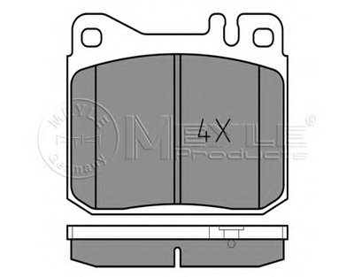 0252039215 MEYLE Комплект тормозных колодок, дисковый тормоз