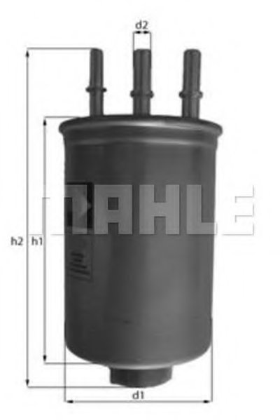 KL511 MAHLE ORIGINAL Топливный фильтр