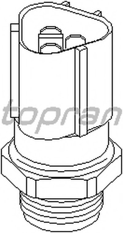 109772 TOPRAN Термовыключатель, вентилятор радиатора
