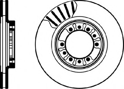 8DD355105131 HELLA PAGID Тормозной диск