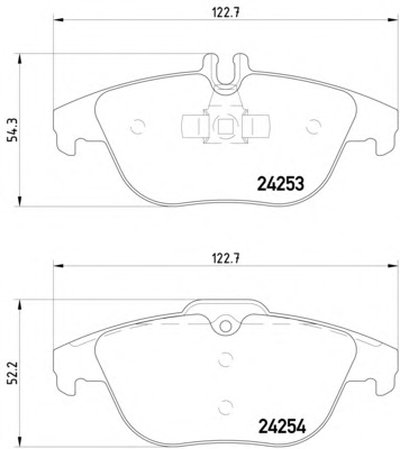 8DB355012741 HELLA PAGID Комплект тормозных колодок, дисковый тормоз