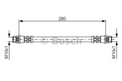 1987476517 BOSCH Тормозной шланг