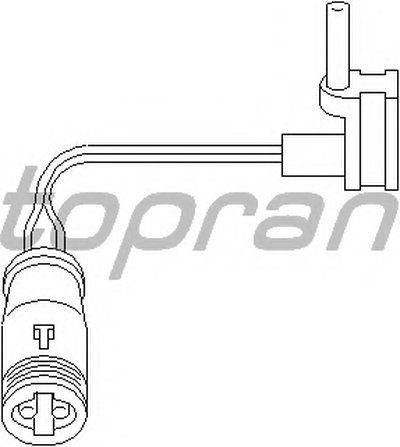 401203 TOPRAN Датчик, износ тормозных колодок
