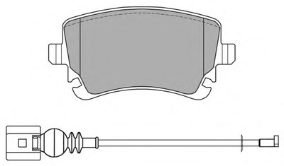 FBP136801 FREMAX Комплект тормозных колодок, дисковый тормоз