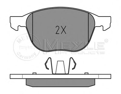 Комплект тормозных колодок, дисковый тормоз PLATINUM PAD MEYLE купить