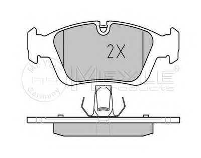 Комплект тормозных колодок, дисковый тормоз MEYLE купить