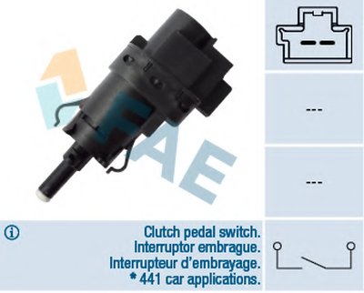 Выключатель фонаря сигнала торможения; Выключатель, привод сцепления (управление двигателем) FAE купить