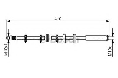 1987476639 BOSCH Тормозной шланг