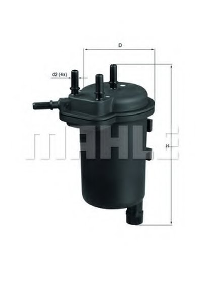 KL430 MAHLE ORIGINAL Топливный фильтр