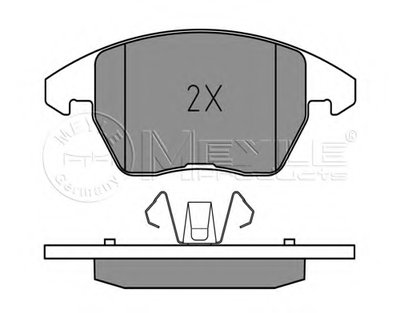 0252358919 MEYLE Комплект тормозных колодок, дисковый тормоз