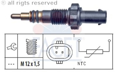 Датчик, температура охлаждающей жидкости; Датчик, температура охлаждающей жидкости; Датчик, температура охлаждающей жидкости FACET купить