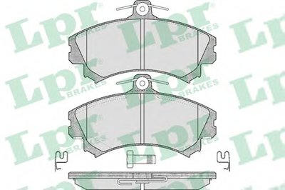 05P615 LPR Комплект тормозных колодок, дисковый тормоз