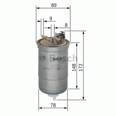 0450906373 BOSCH Топливный фильтр