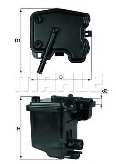 KL431D MAHLE ORIGINAL Топливный фильтр