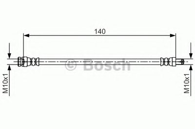 1987481706 BOSCH Тормозной шланг