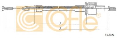 112322 COFLE Тросик сцепления