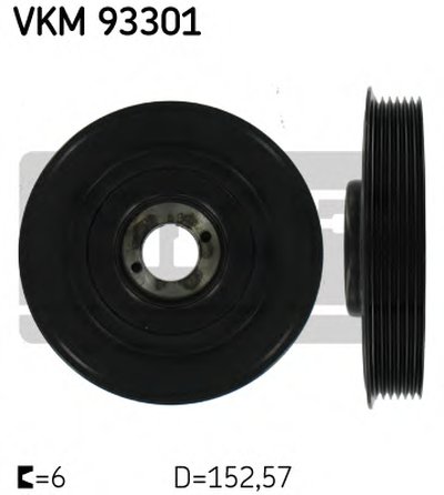 VKM93301 SKF Ременный шкив, коленчатый вал