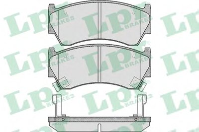 05P617 LPR Комплект тормозных колодок, дисковый тормоз