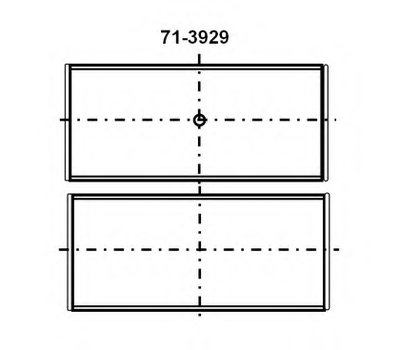 7139294STD GLYCO Вкладыш нижней головки шатуна