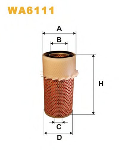 WA6111 WIX FILTERS Воздушный фильтр