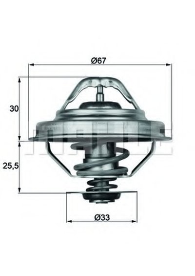 TX2888D MAHLE ORIGINAL Термостат, охлаждающая жидкость