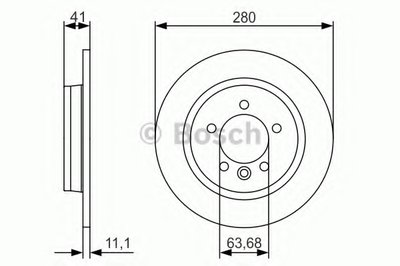 0986479691 BOSCH Тормозной диск