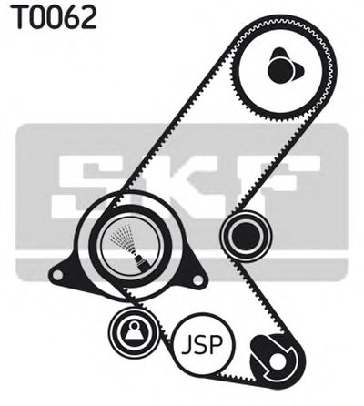 VKMA05208 SKF Комплект ремня ГРМ