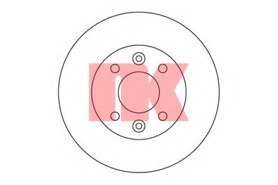 203909 NK Тормозной диск