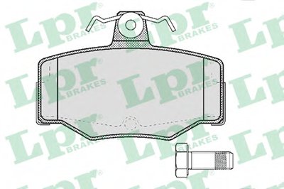 05P387 LPR Комплект тормозных колодок, дисковый тормоз