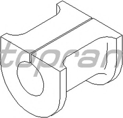 112867 TOPRAN Опора, стабилизатор