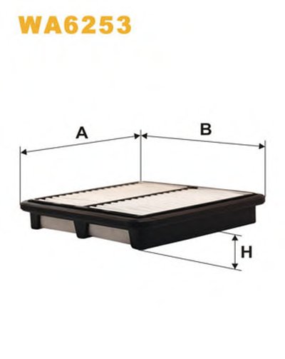WA6253 WIX FILTERS Воздушный фильтр