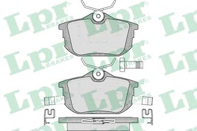 05P621 LPR Комплект тормозных колодок, дисковый тормоз