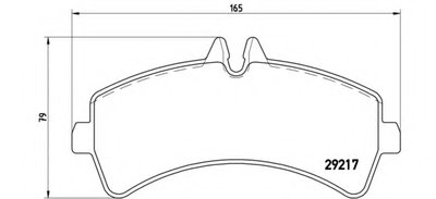 P50060 BREMBO Комплект тормозных колодок, дисковый тормоз