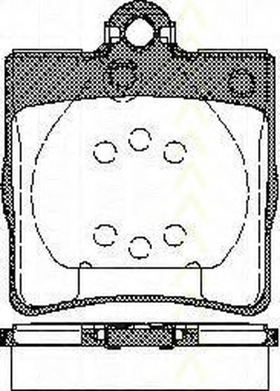 811023018 TRISCAN Комплект тормозных колодок, дисковый тормоз