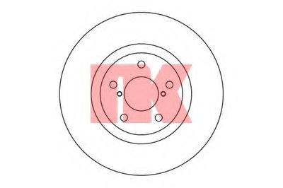 204406 NK Тормозной диск