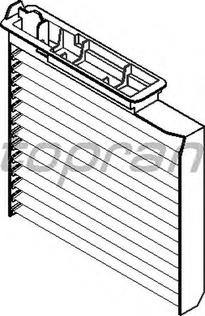 700462 TOPRAN Фильтр, воздух во внутренном пространстве