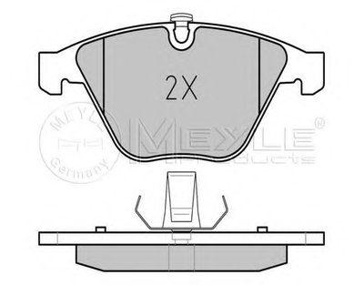 Комплект тормозных колодок, дисковый тормоз PLATINUM PAD MEYLE купить