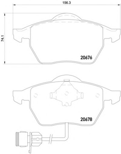 8DB355007461 HELLA PAGID Комплект тормозных колодок, дисковый тормоз