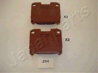 PP294AF JAPANPARTS Комплект тормозных колодок, дисковый тормоз