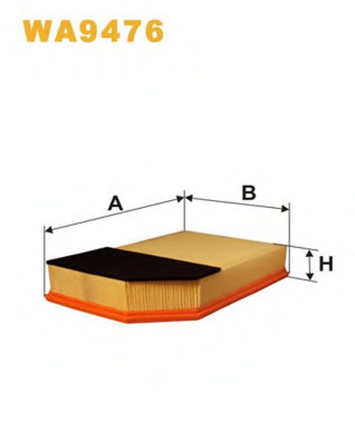 WA9476 WIX FILTERS Воздушный фильтр